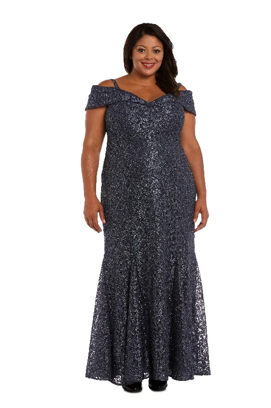 R&M Richards 2047W Plus Size Long Formal Dress Sale