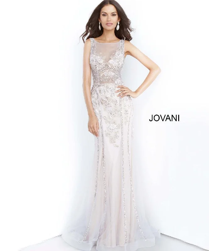 Jovani 02580 Long Sleeveless Prom Dress