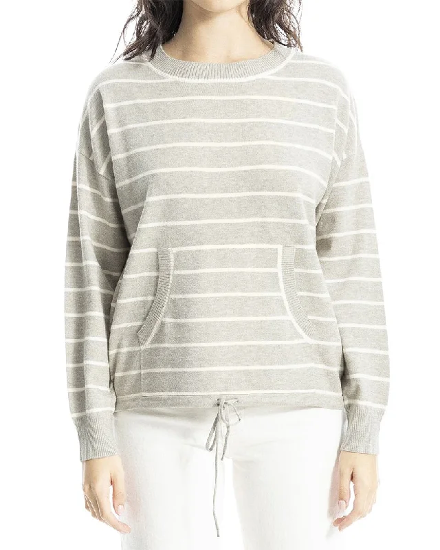 Max Studio Drawstring Sweater Sweatshirt