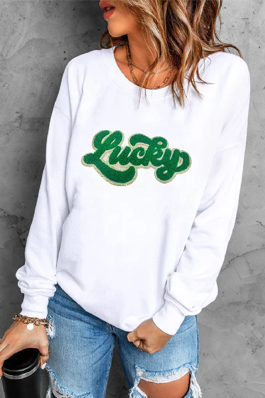 Lucky Pattern Sweatshirt