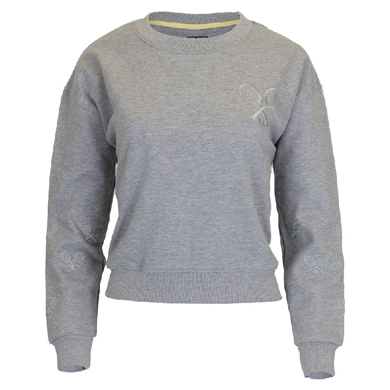 Women`s The Sleeves Tennis Sweatshirt Grey