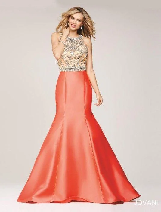 Jovani 22623 Sleeveless Long Mermaid Gown