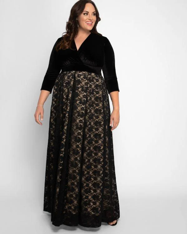 Kiyonna Long Formal Plus Size Dress