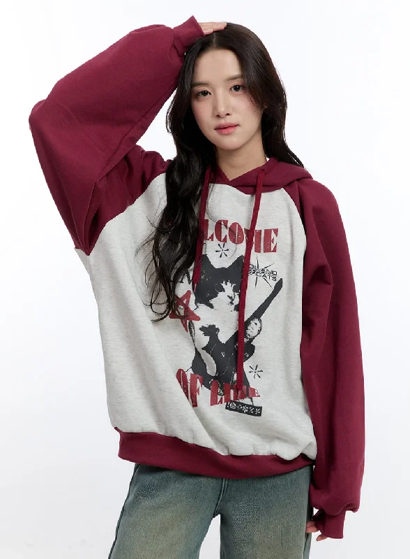 Graphic Hooded Sweatshirt ON418