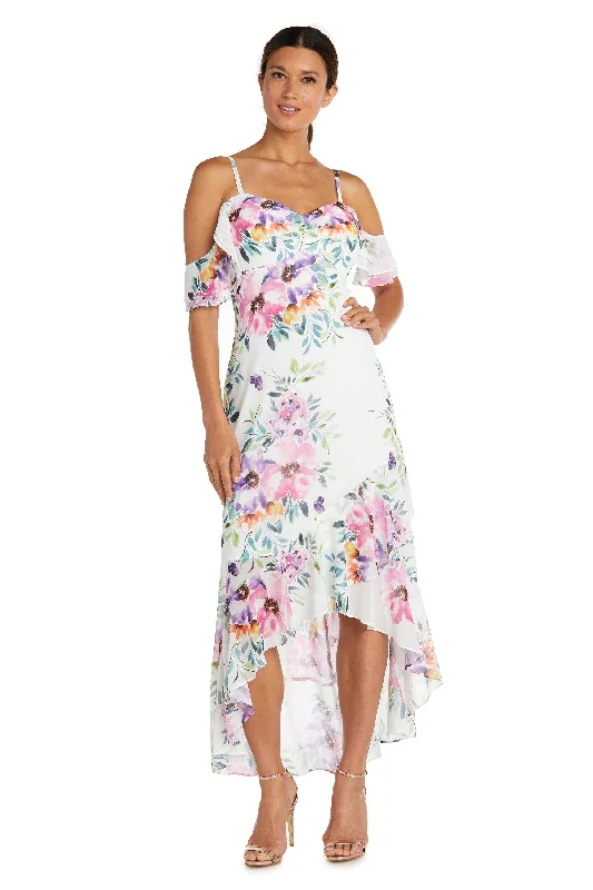 Nightway High Low Floral Print Dress Sale