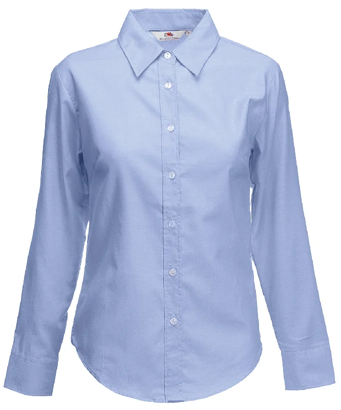 Oxford Blue - Women's Oxford long sleeve shirt