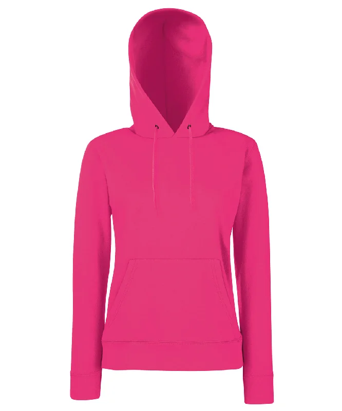 Fuchsia - Women's Classic 80/20 hooded sweatshirt