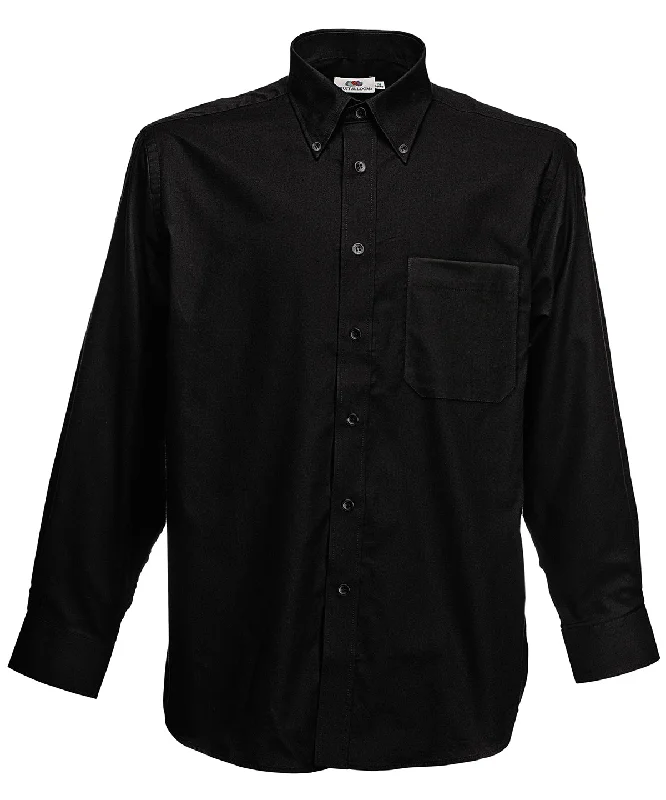 Black - Oxford long sleeve shirt