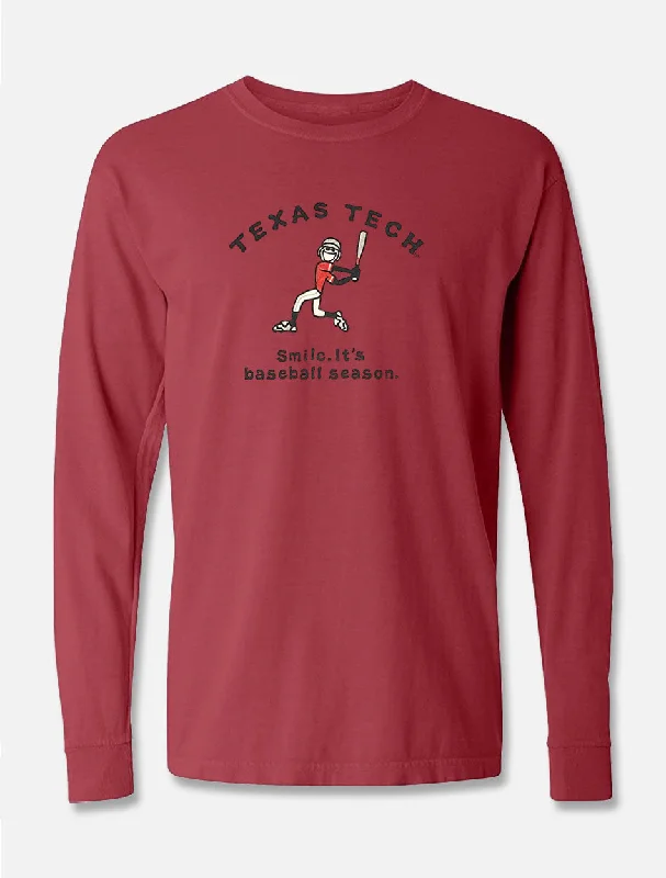 Texas Tech Life is Good "It's Baseball Season" Long Sleeve T-Shirt