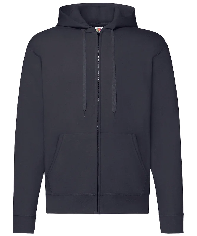 Deep Navy* - Classic 80/20 hooded sweatshirt jacket