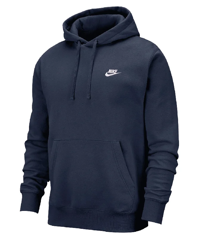 Midnight Navy/Midnight Navy/White - Nike Club hoodie