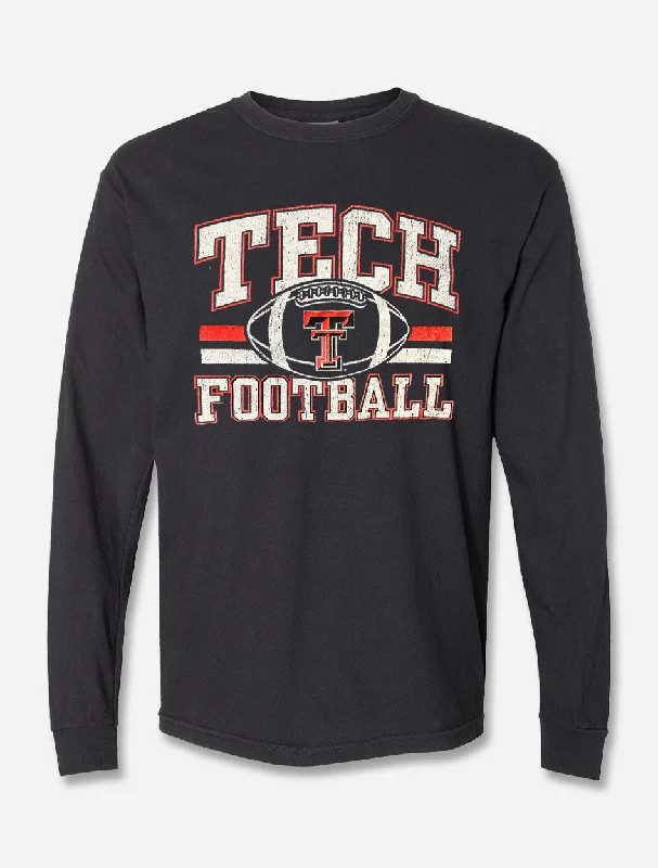 Texas Tech "Big Baller" Puff Football Long Sleeve T-Shirt