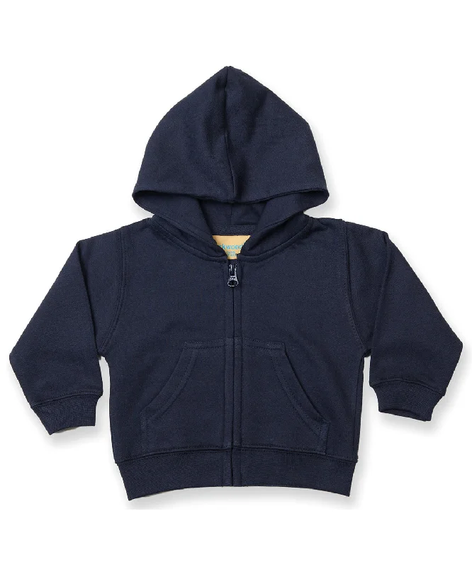 Navy - Zip-through hoodie