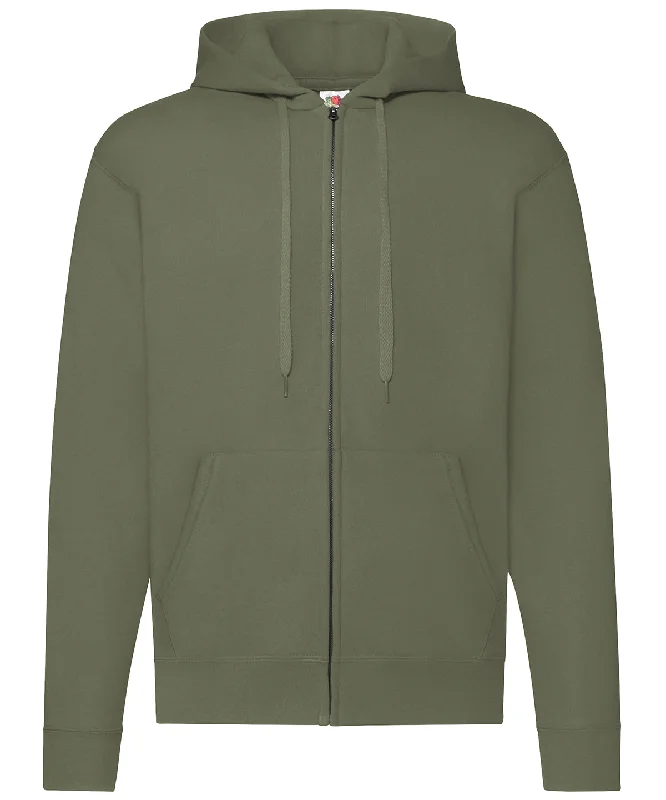 Classic Olive - Classic 80/20 hooded sweatshirt jacket