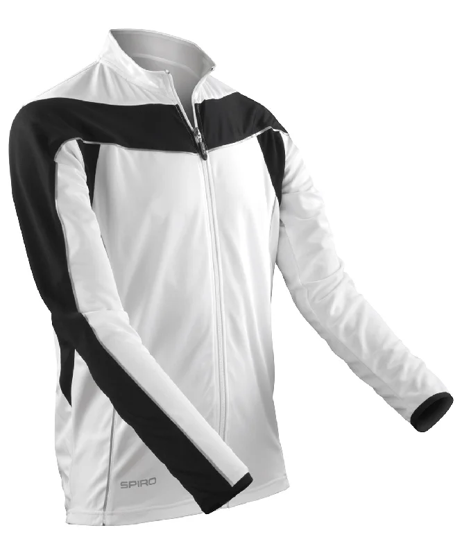 White/Black - Spiro bikewear long sleeve performance top