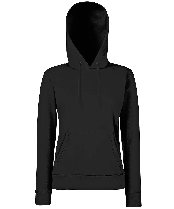 Black - Women's Classic 80/20 hooded sweatshirt