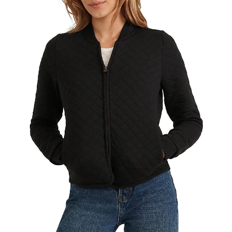 Marine Layer Womens Quilted Long Sleeve Bomber Jacket