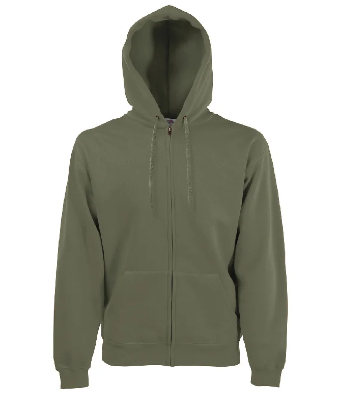 Classic Olive - Premium 70/30 hooded sweatshirt jacket