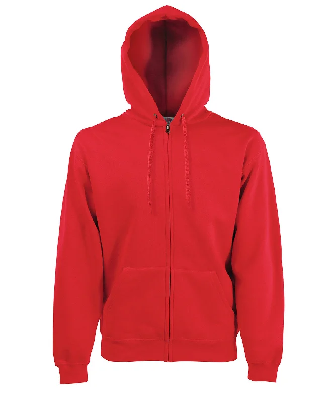 Red - Premium 70/30 hooded sweatshirt jacket