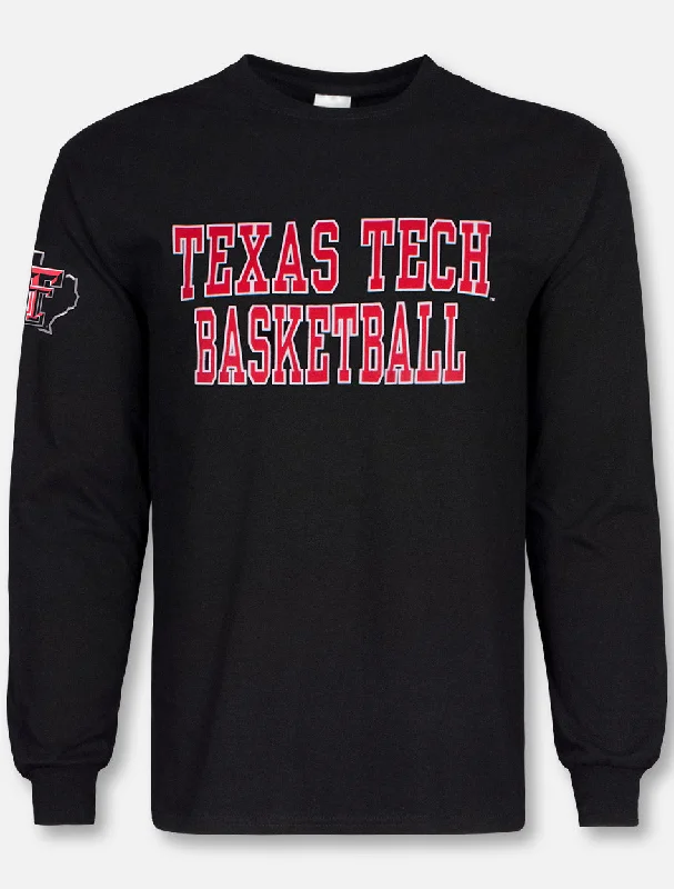 Texas Tech Red Raiders Basketball Stack Lone Star Pride Edition Long Sleeve T-Shirt