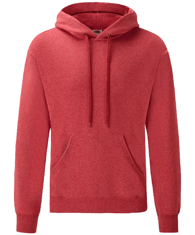 Heather Red - Classic 80/20 hooded sweatshirt