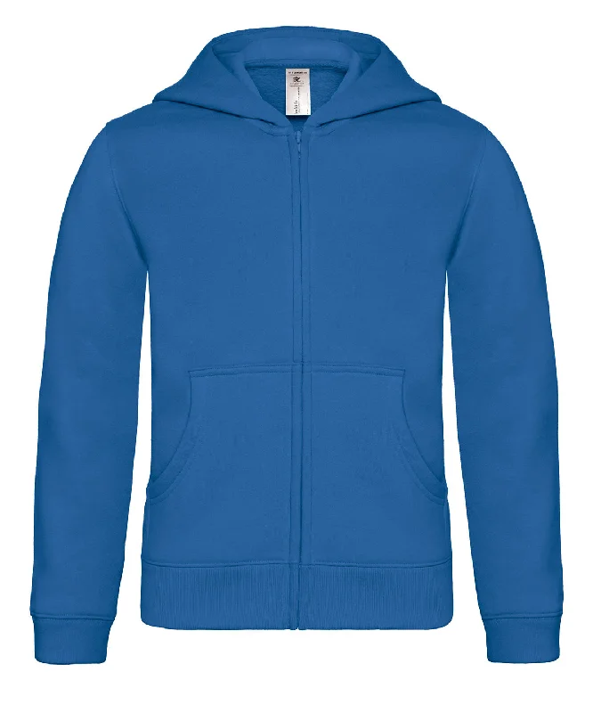 Royal Blue - B&C Hooded full-zip /kids