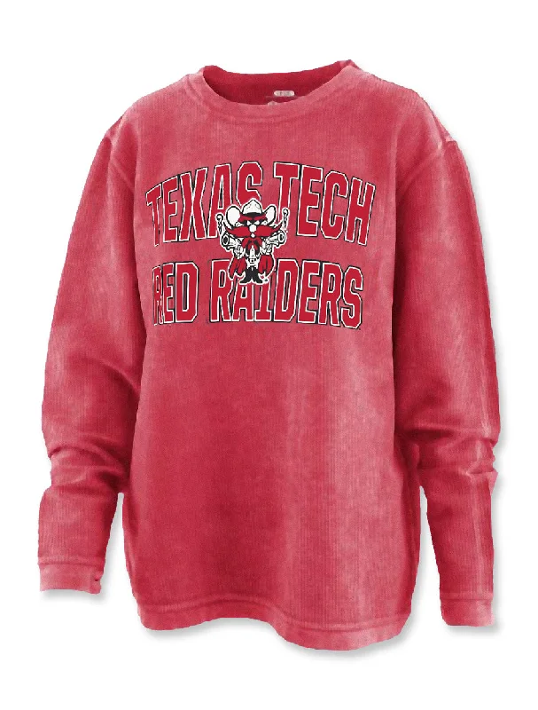 Texas Tech Pressbox "Maxima" Oversized Corded Top