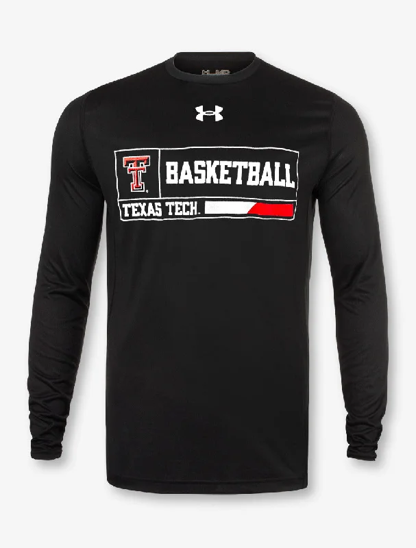 *Under Armour Texas Tech Red Raiders Double T "2020 Basketball Courtside" Long Sleeve T-Shirt