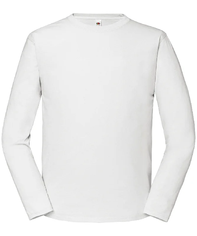 White* - Iconic 195 ringspun premium long sleeve T