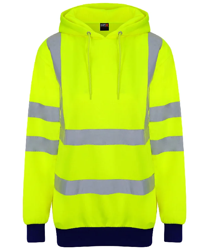 HV Yellow/Navy - High visibility hoodie