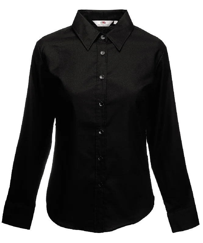 Black - Women's Oxford long sleeve shirt