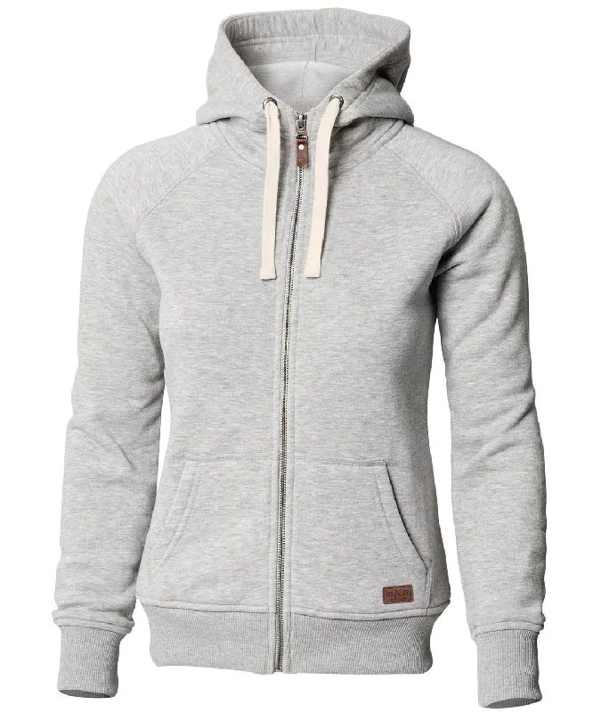 Grey Melange - Women’s Williamsburg – fashionable hooded sweatshirt