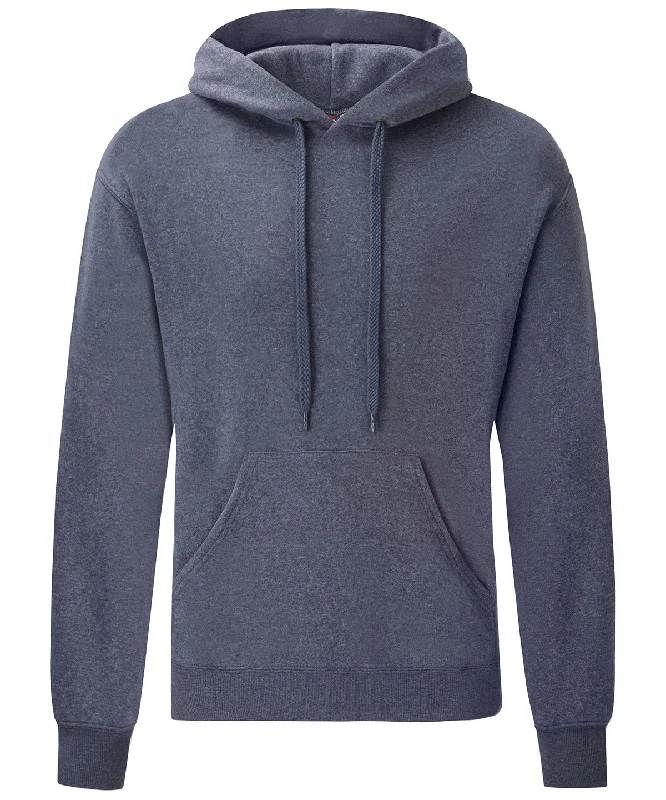 Heather Navy - Classic 80/20 hooded sweatshirt