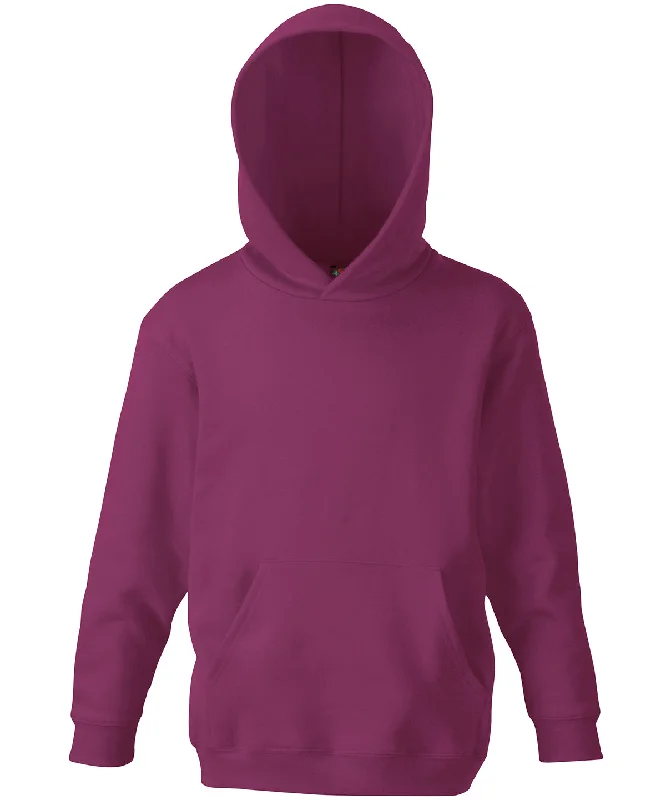 Burgundy - Kids classic hooded sweatshirt