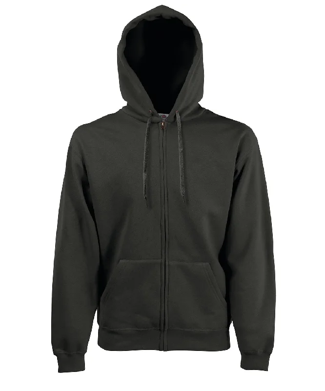 Charcoal* - Premium 70/30 hooded sweatshirt jacket