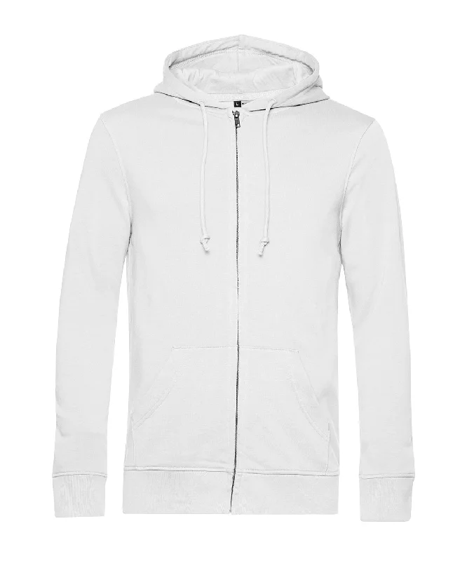 White - B&C Inspire Zipped Hood