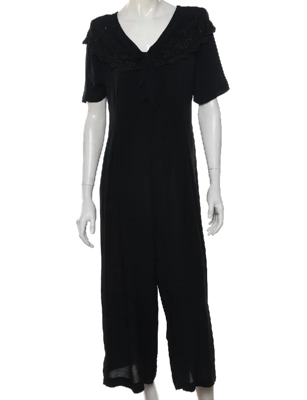 Black Jumpsuit - L