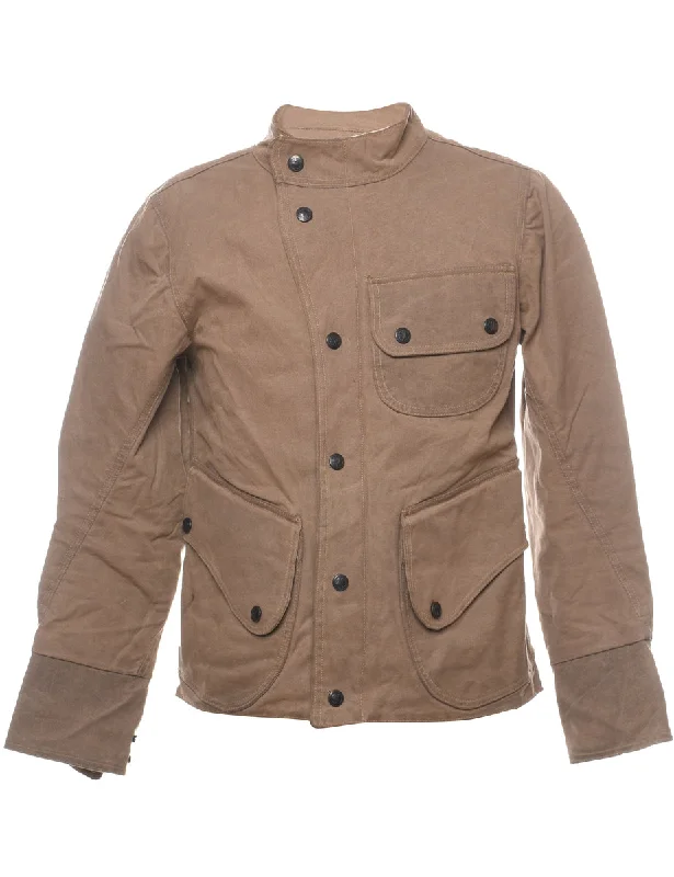 Brown Wax Jacket - S