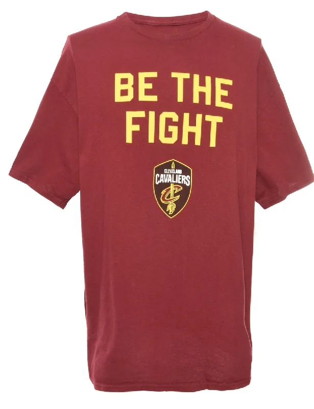 Cleveland Maroon & Yellow  T-shirt - M