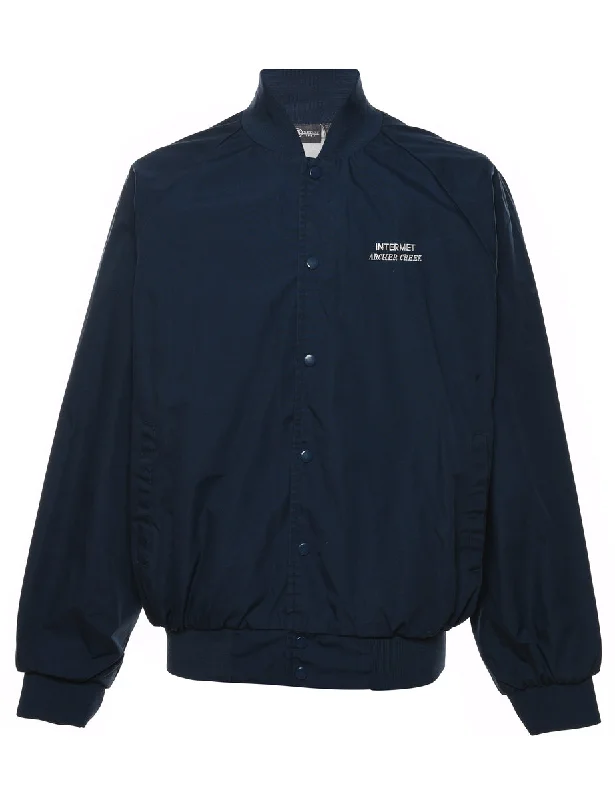 Navy Bomber Jacket - XL