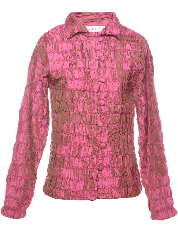 Pink Evening Jacket - M