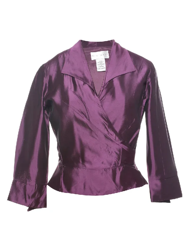 Plum Evening Jacket - M