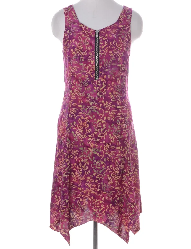 Label Roxy Zip Front Floral Dress