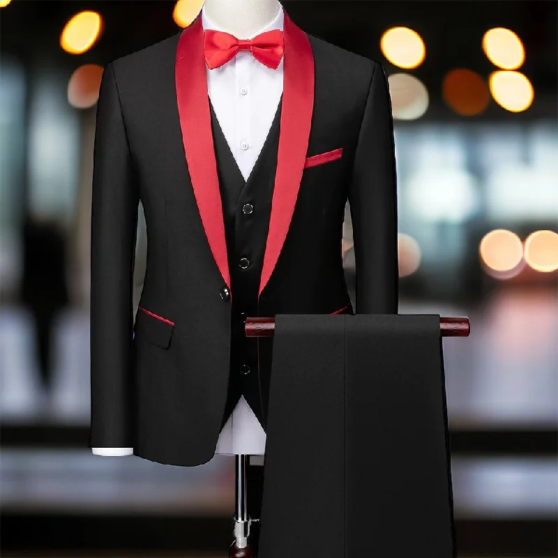 Business Casual Suits Men's Wedding Groom Dresses Pavilion Slim Fit