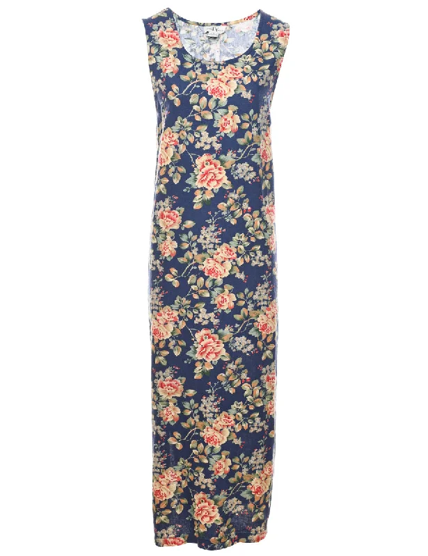 Floral Print Dress - M