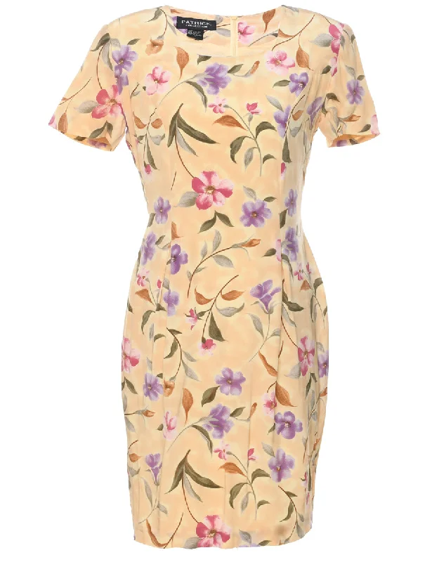 Floral Print Dress - M