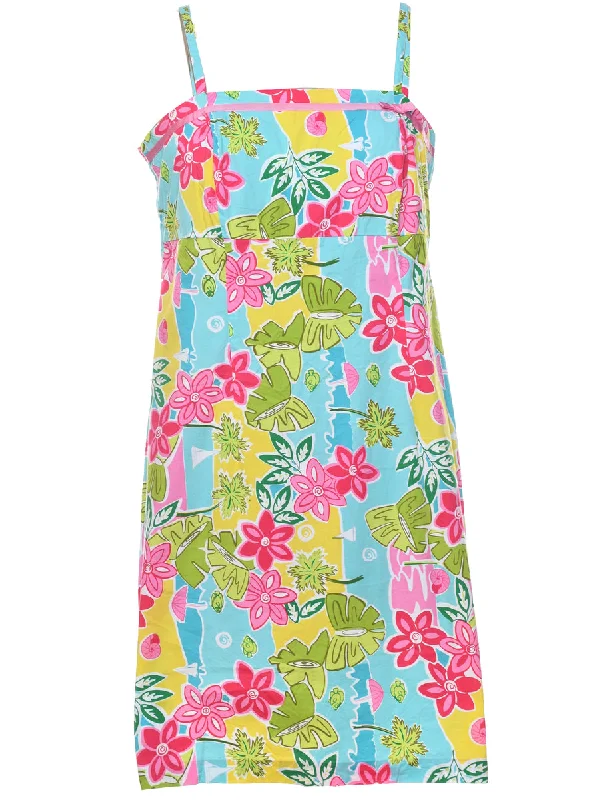 Floral Print Dress - XL