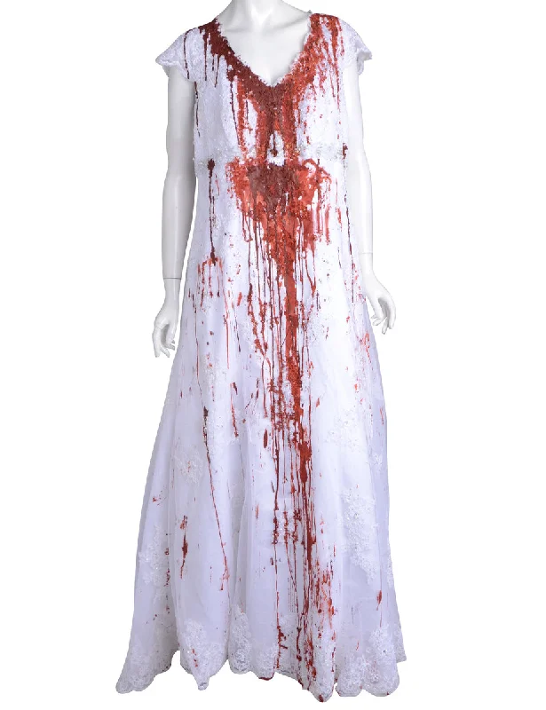 Label Blood Stunt Halloween Wedding Dresses