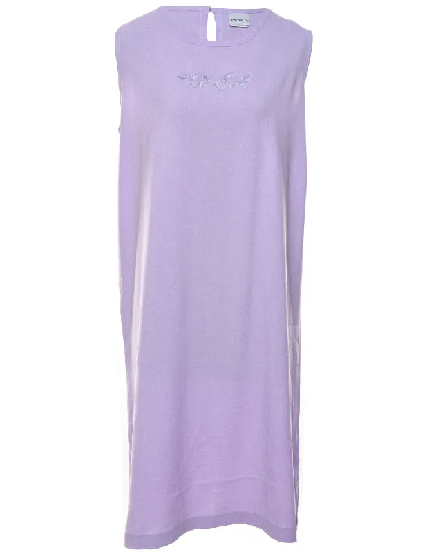 Lilac Shift Dress - XL