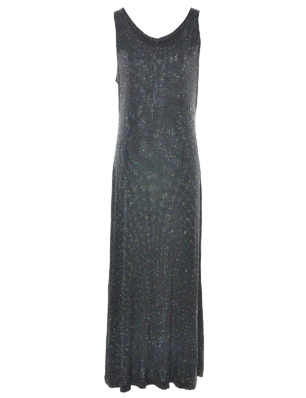 Metallic Evening Dress - S